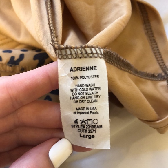 NWOT Adrienne Leopard Dress - Picture 6 of 6